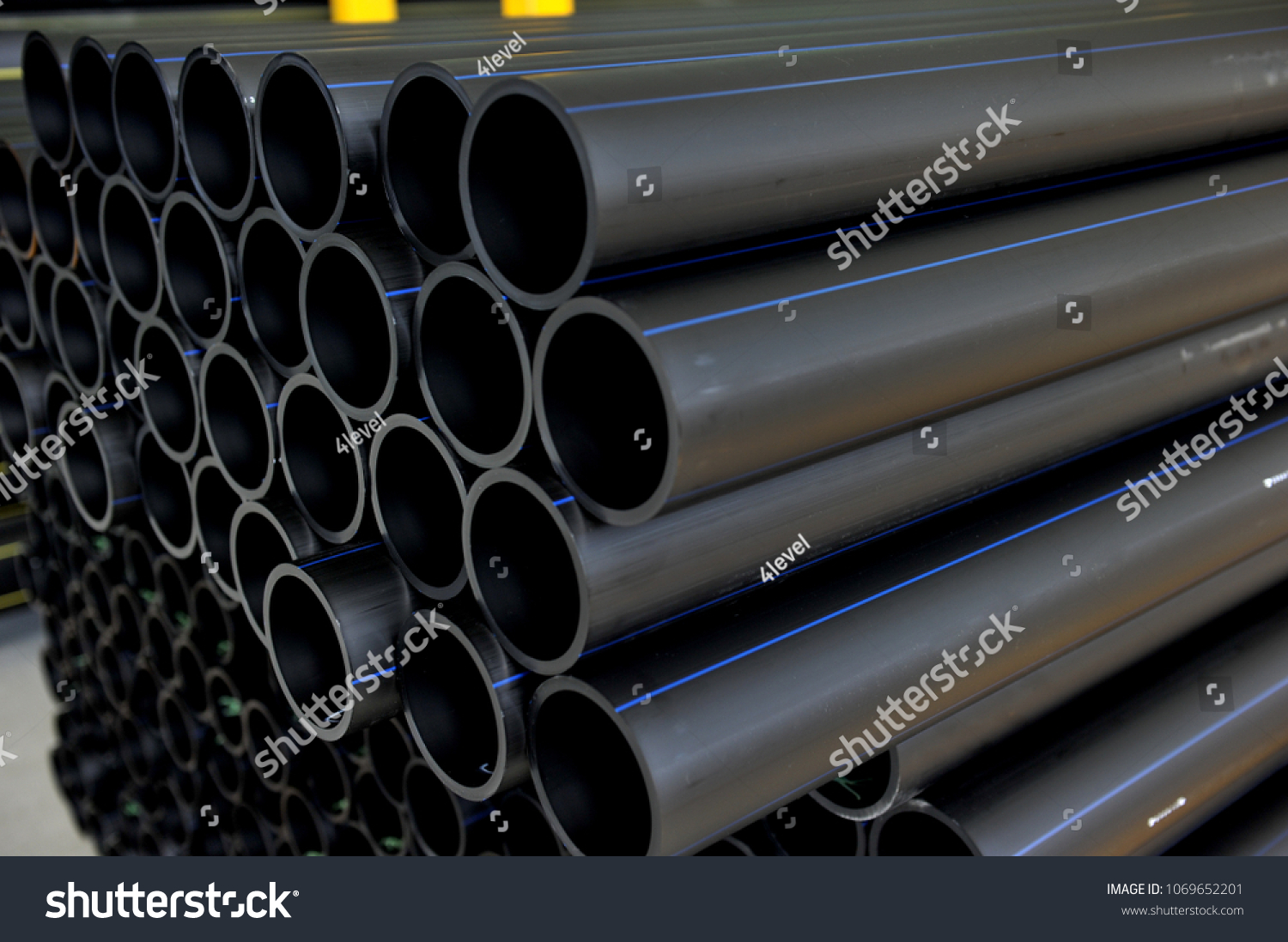 22 078 Black Plastic Pipe Images Stock Photos Vectors Shutterstock   Stock Photo Polyethylene Pipes Stock 1069652201 