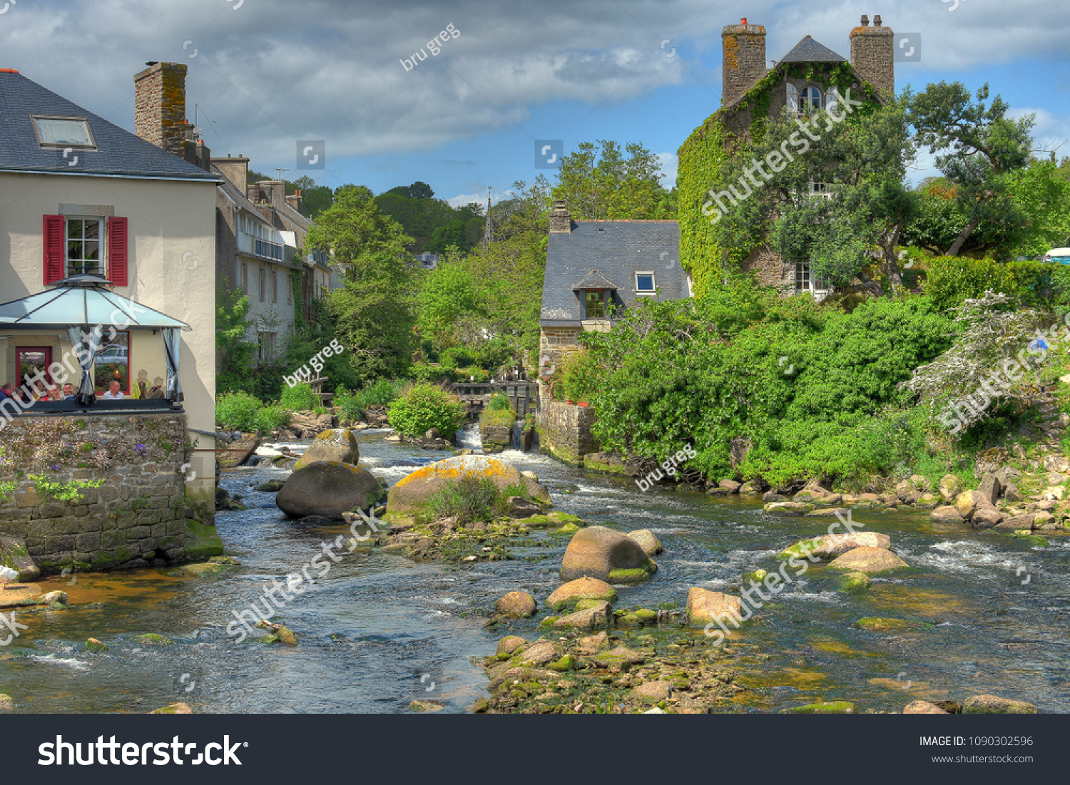 Pont Aven Village Finistere France Stock Photo Edit Now