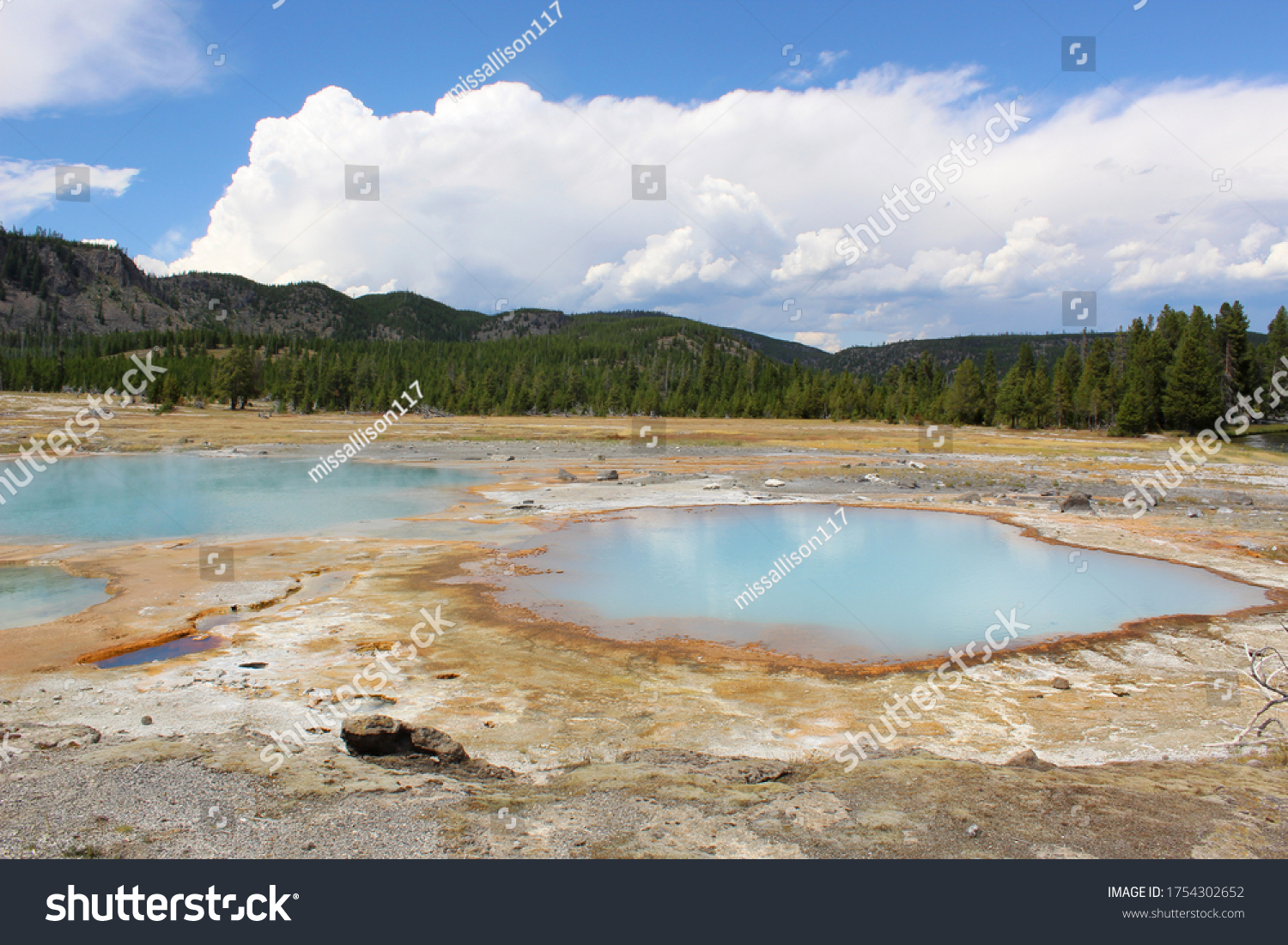 Pools Hot Spring Water Stock Photo 1754302652 | Shutterstock