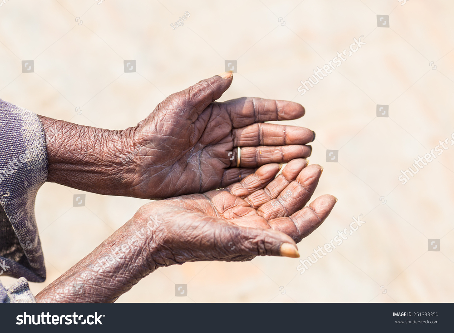 Poor People And Human Poverty Concept - Person Hands Begging For Food ...