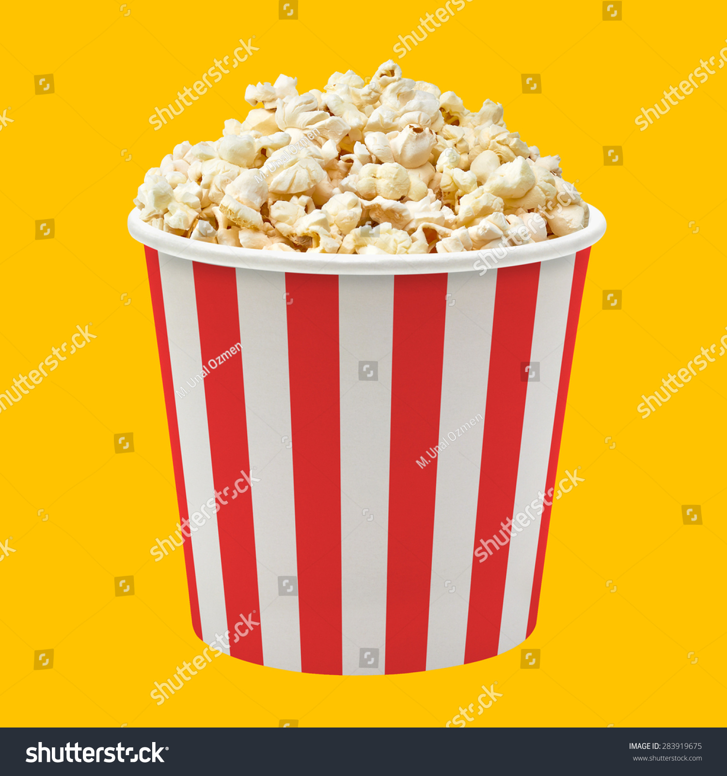 Download Popcorn Red Striped Bucket Mockup Mock Stock Photo Edit Now 283919675