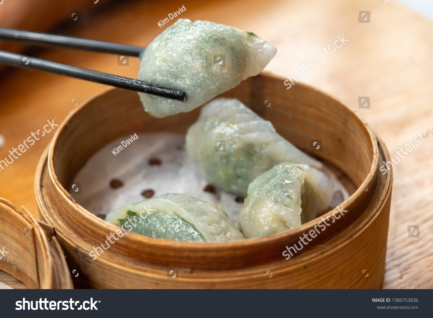 Popular Asia Food Vegetable Dimsum Bowl Stock Photo Edit Now 1389753836