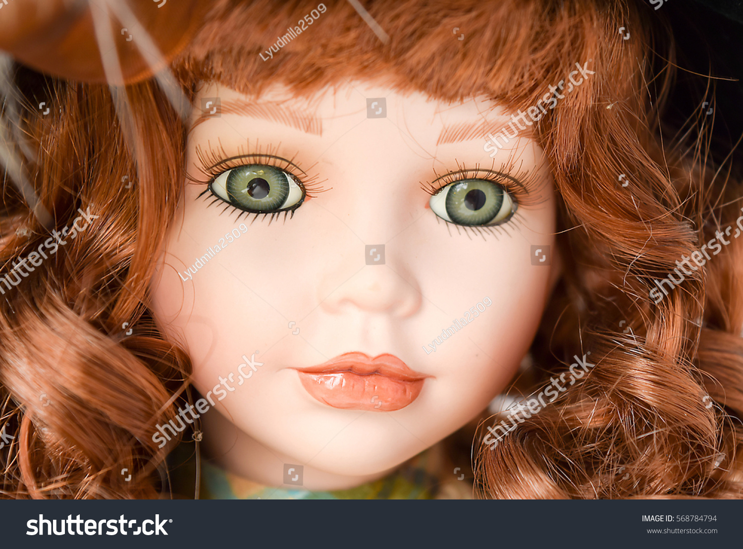 porcelain doll face