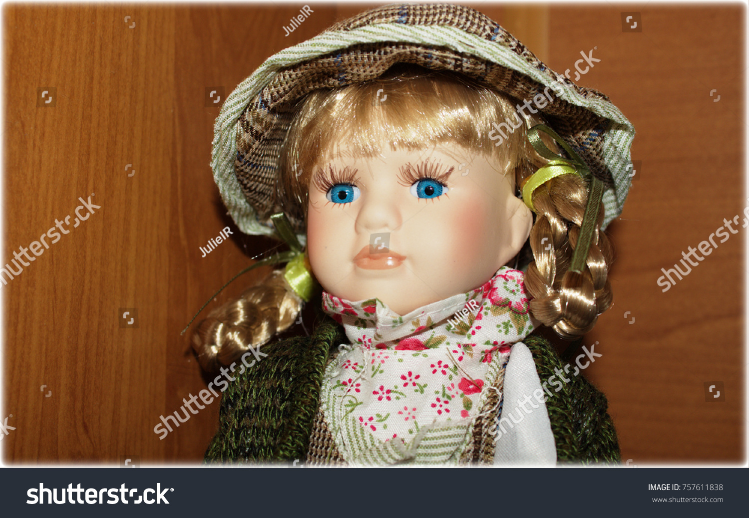 doll with red cheeks