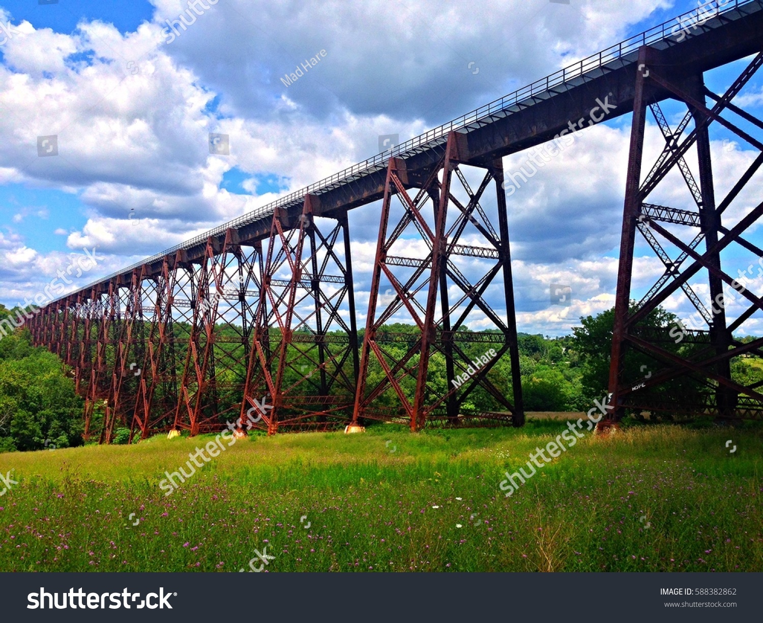 Port Jervis Line Over Moodna Viaduct Stock Photo (Edit Now) 588382862