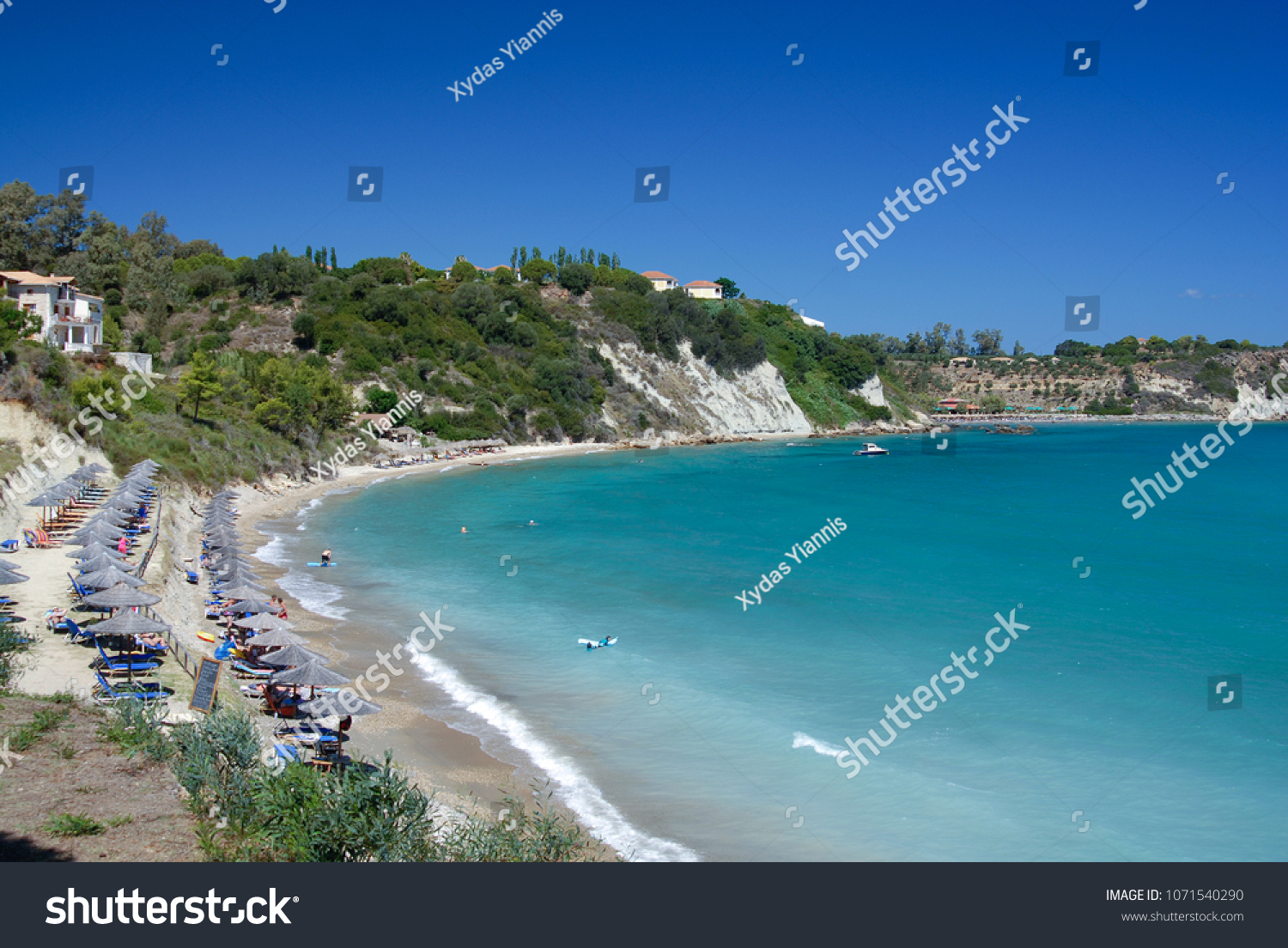 Porto Roma Beach On Zakynthos Island Stock Photo Edit Now 1071540290