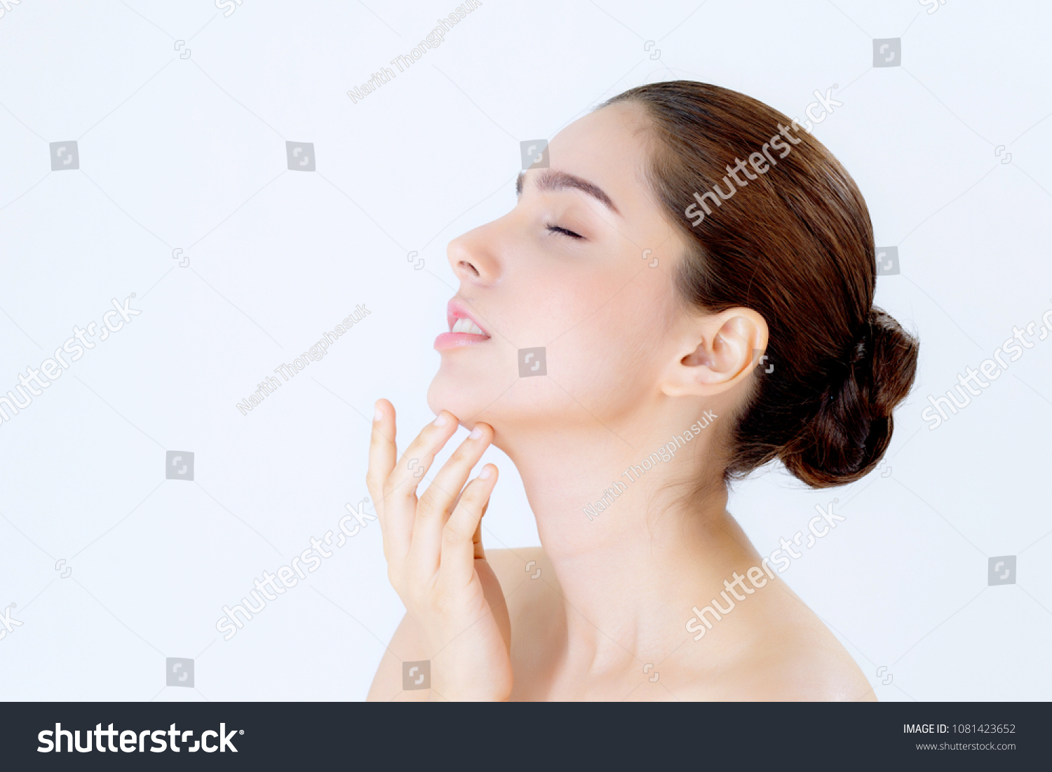 asian cheek brunette Tiny models dri cum