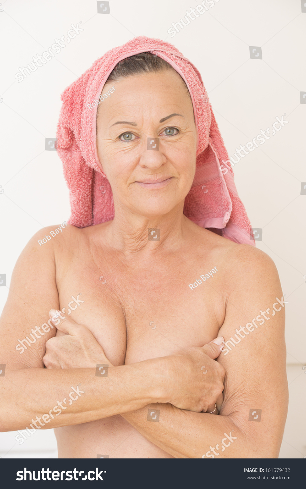 Older woman naked