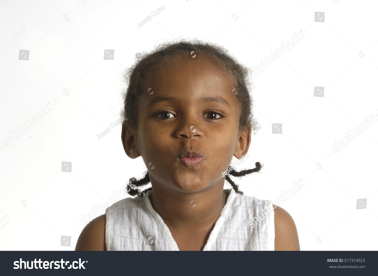 Portrait African Young Girl Stock Photo (Edit Now) 517319023