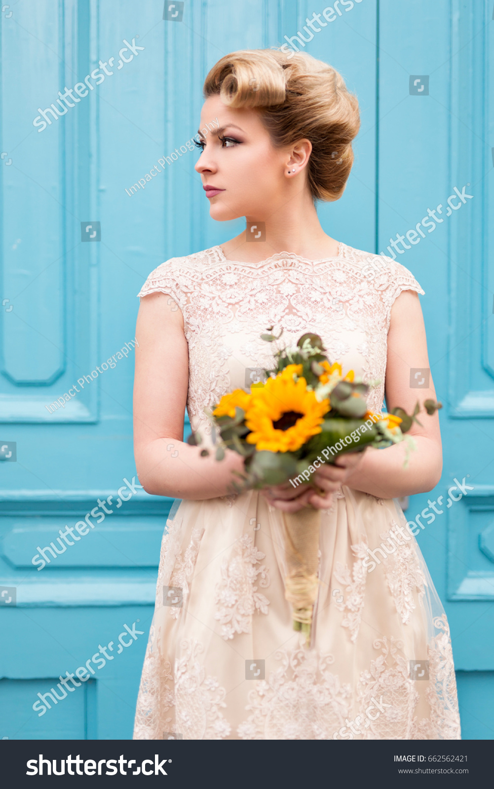 sunflower wedding dresses
