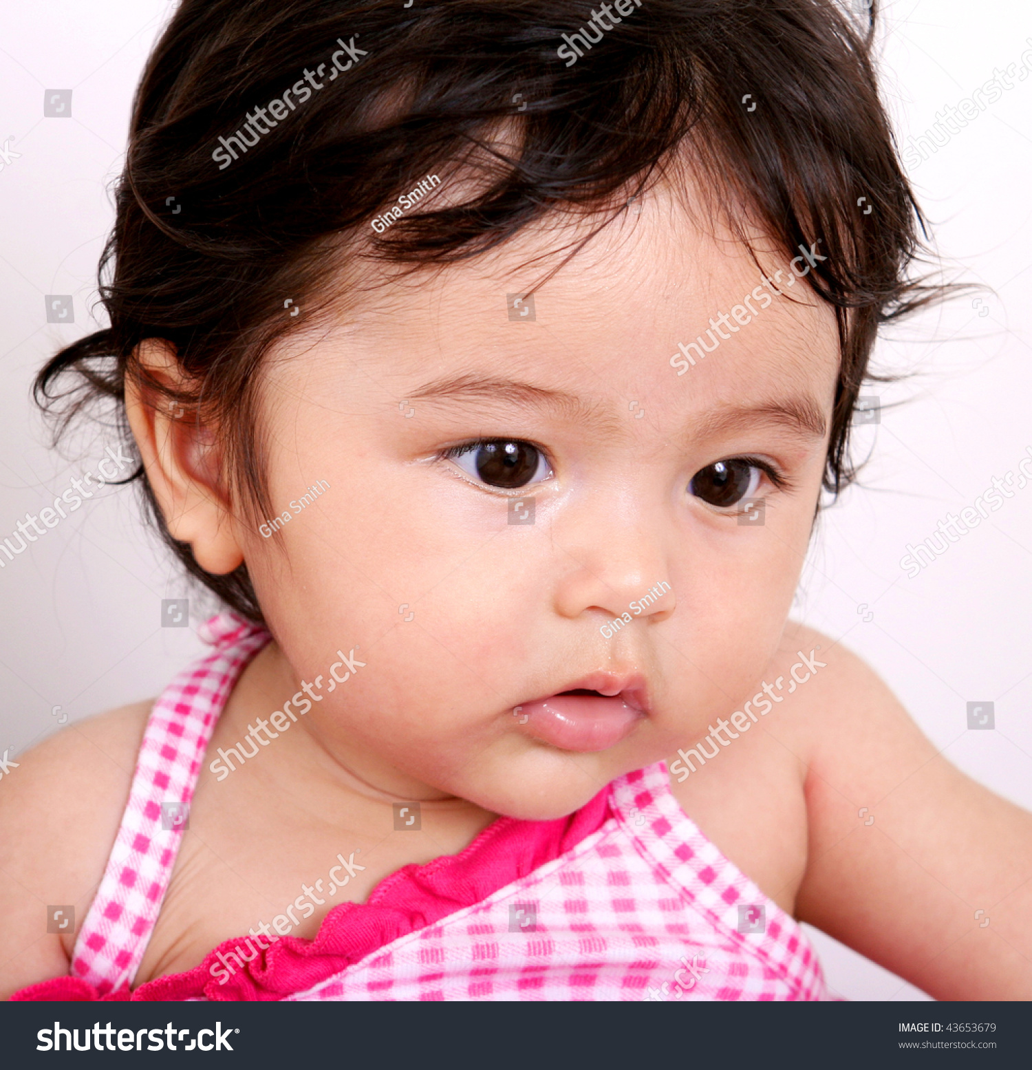 Portrait Of A Beautiful Thai Baby. Stock Photo 43653679 : Shutterstock