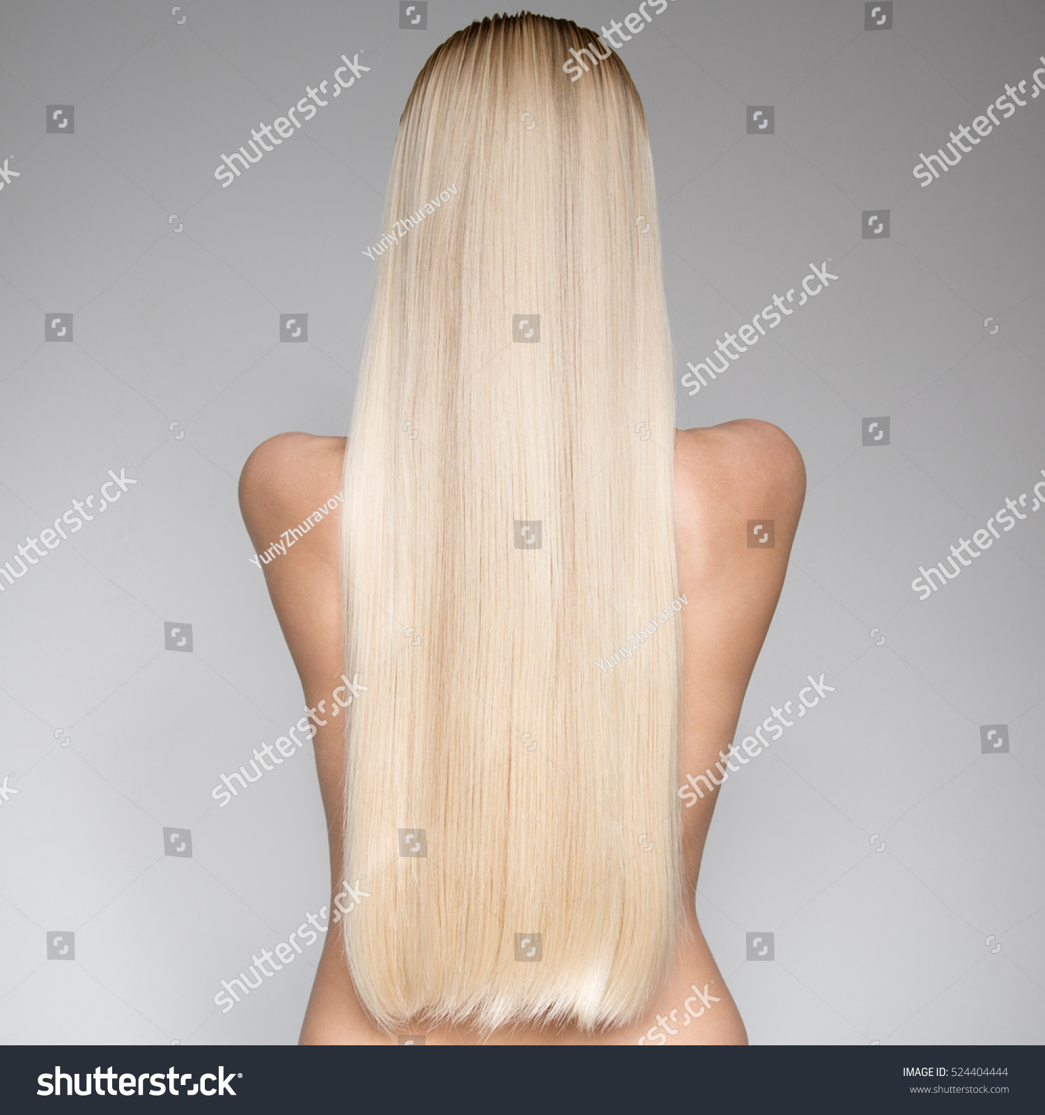Portrait Beautiful Young Blond Woman Long Stock Photo Edit Now