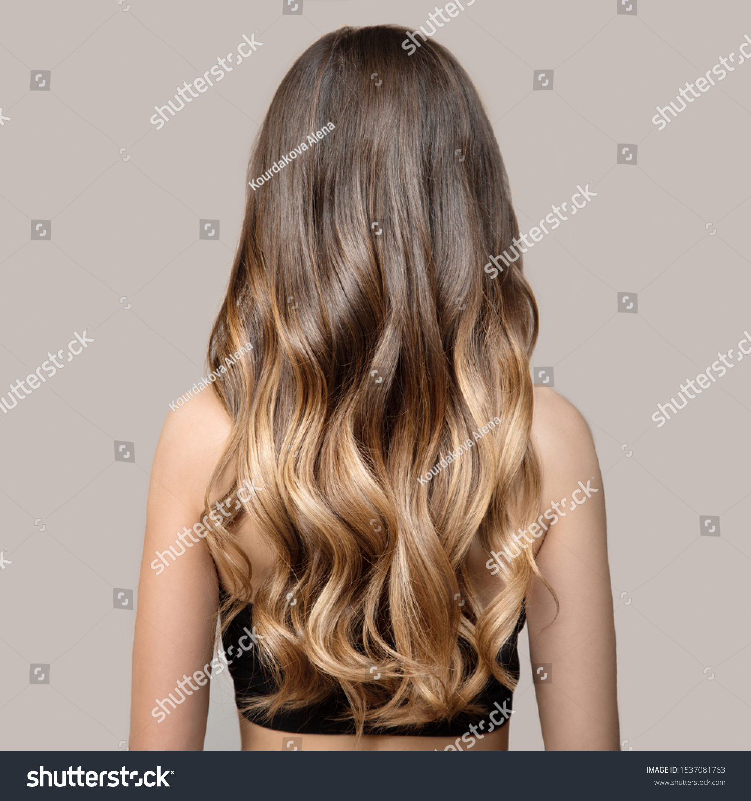 long wavy hair