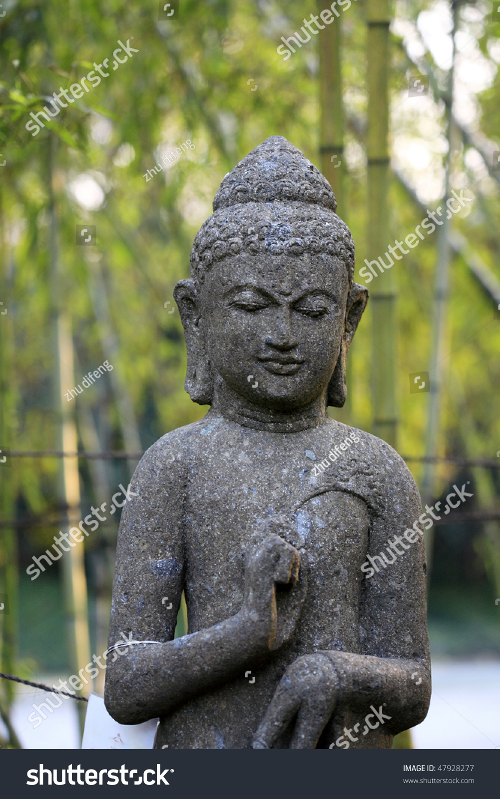 Portrait Of A Buddha Statue Stock Photo 47928277 : Shutterstock