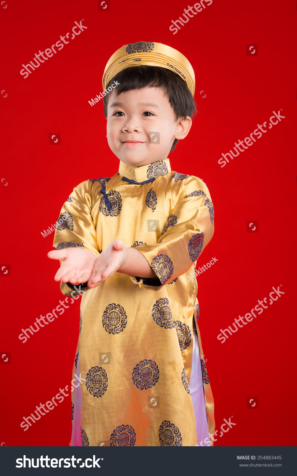 baby boy ao dai