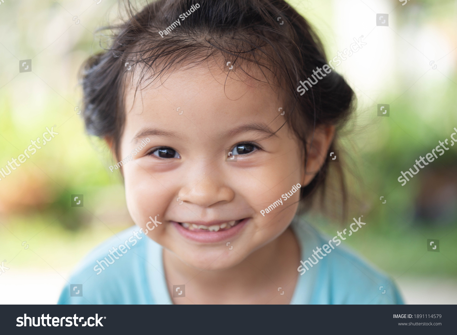 Portrait Happy Asian Girl Stock Photo 1891114579 | Shutterstock