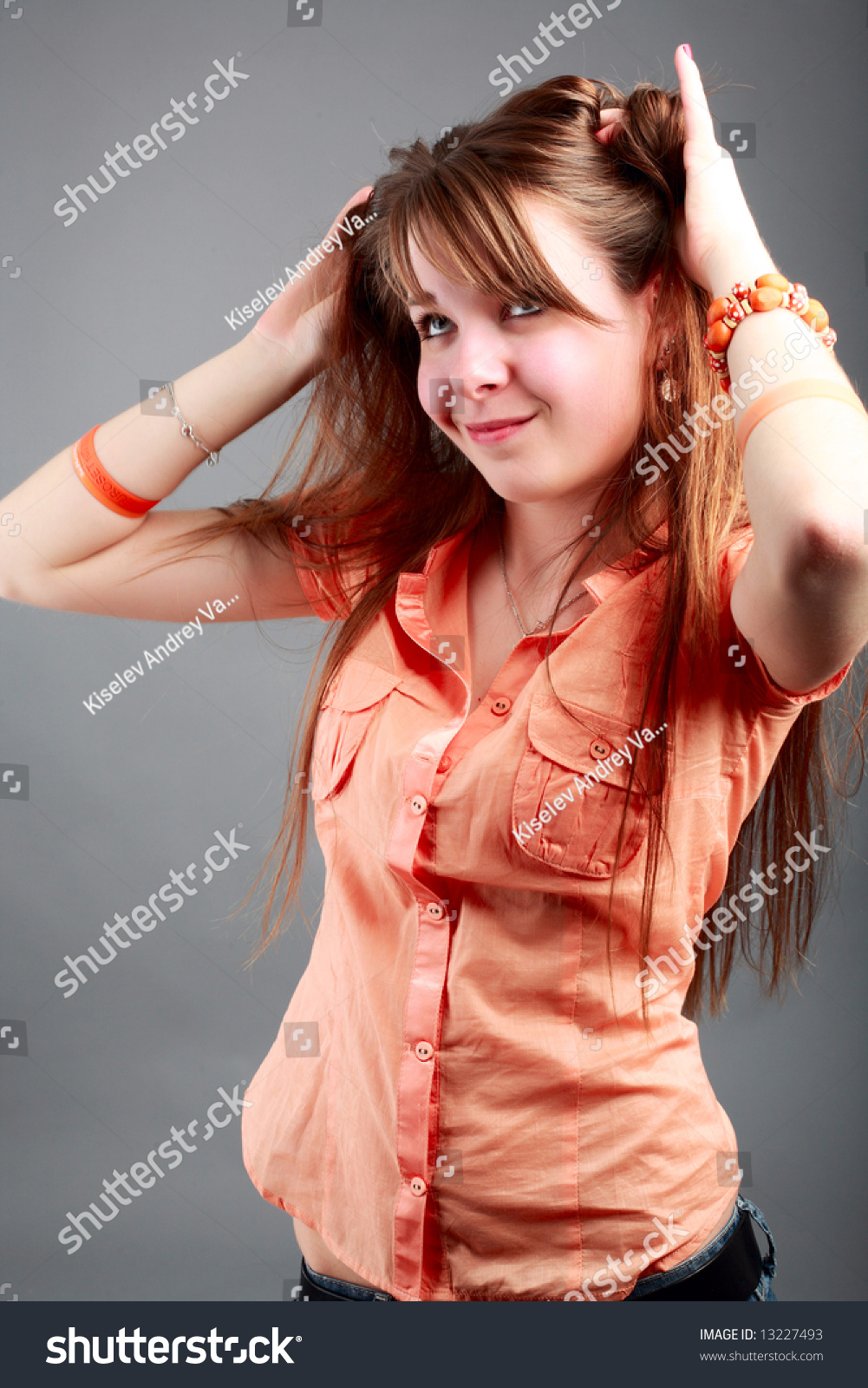 Portrait Of A Styled Professional Model. Theme: Teens, Beauty. Stock ...