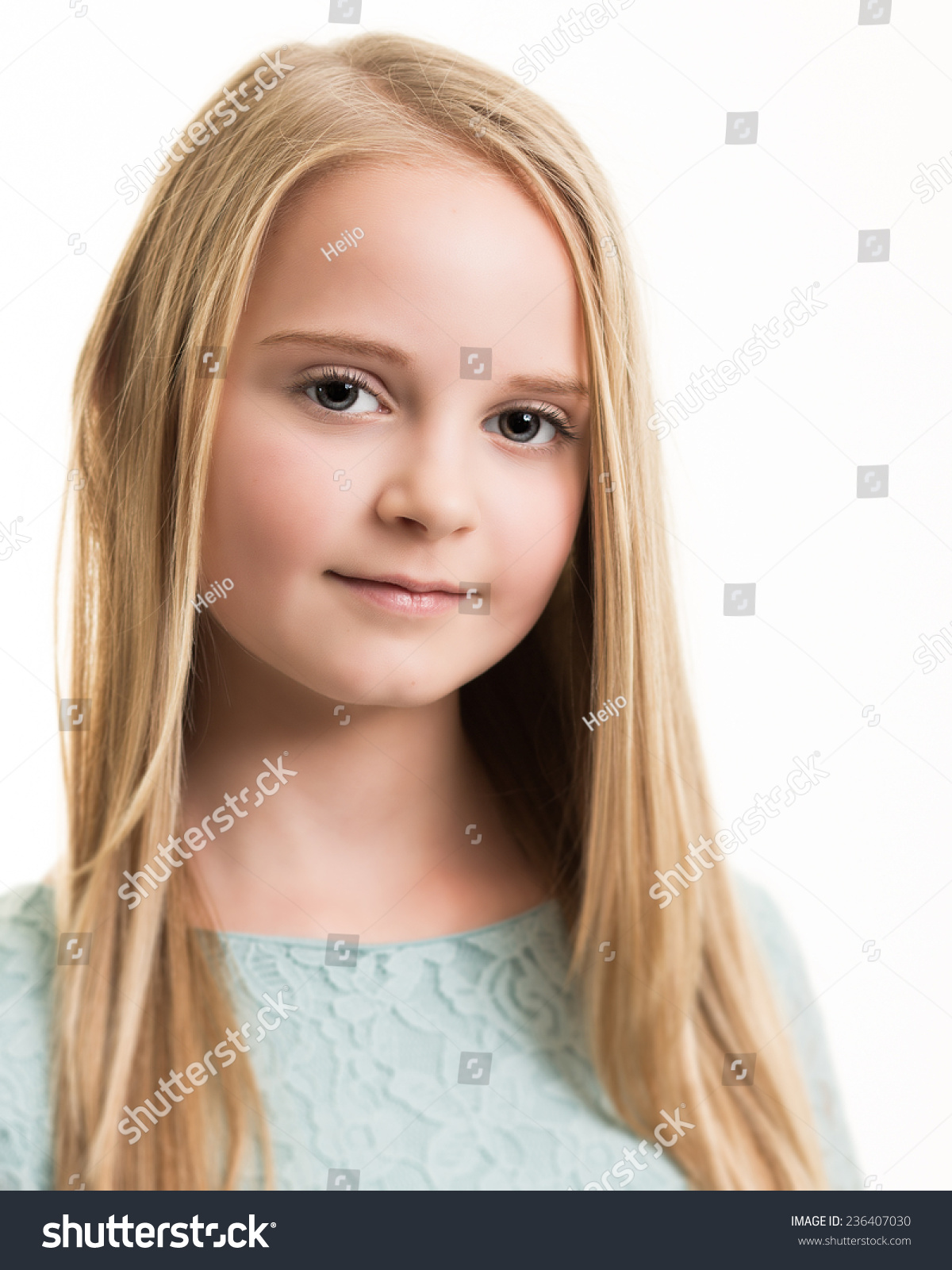 Portrait Young Blue Eyed Teenage Girl Stock Photo Edit Now 236407030