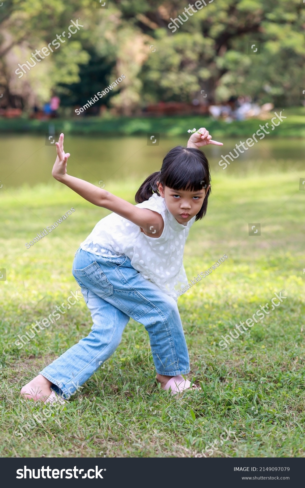 Portrait Asian Thai Kid Girl Aged Stock Photo 2149097079 | Shutterstock