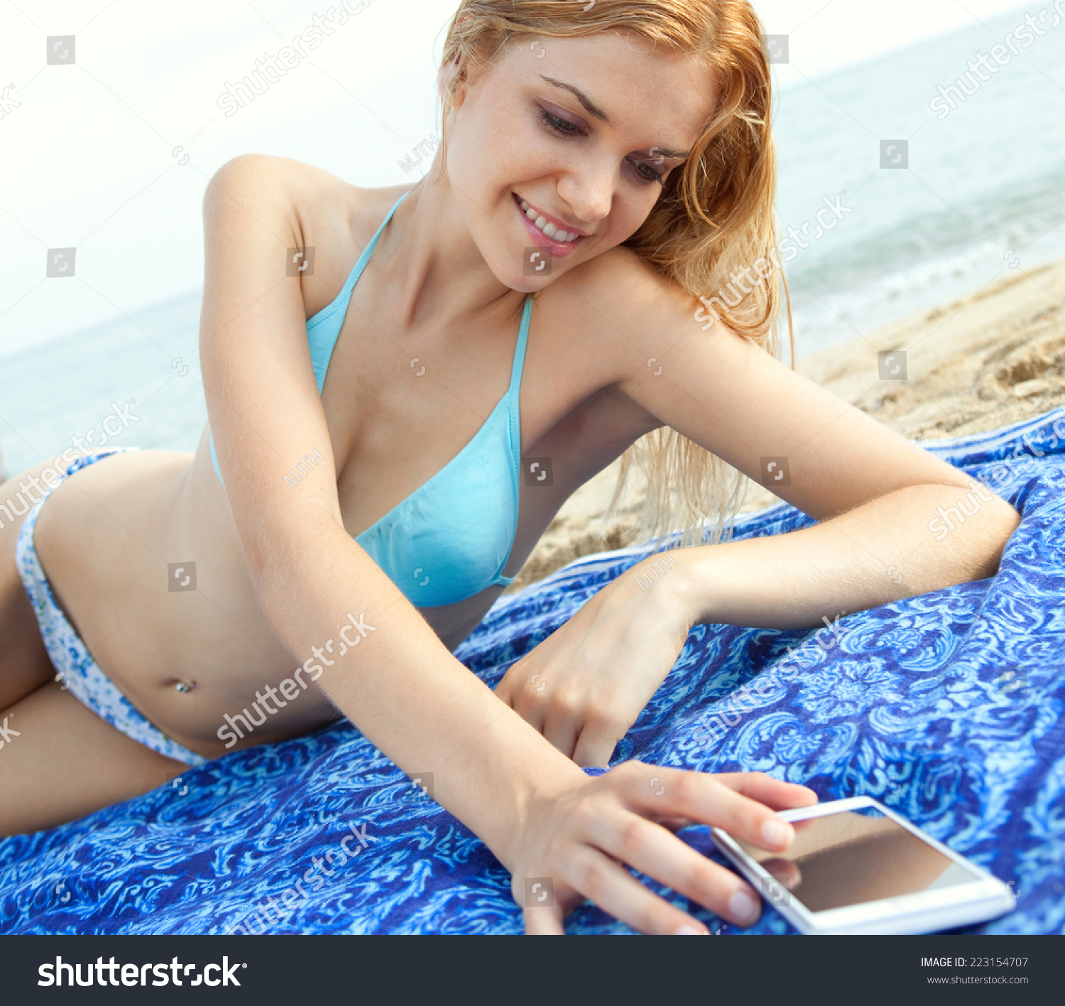 Portrait Attractive Teenager Girl Laying Down Stock Photo Edit Now 223154707