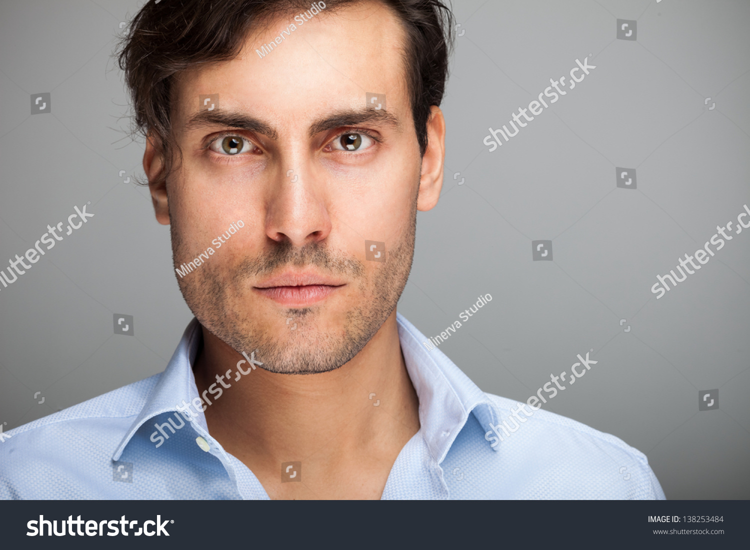 Portrait Of An Handsome Young Man Stock Photo 138253484 : Shutterstock