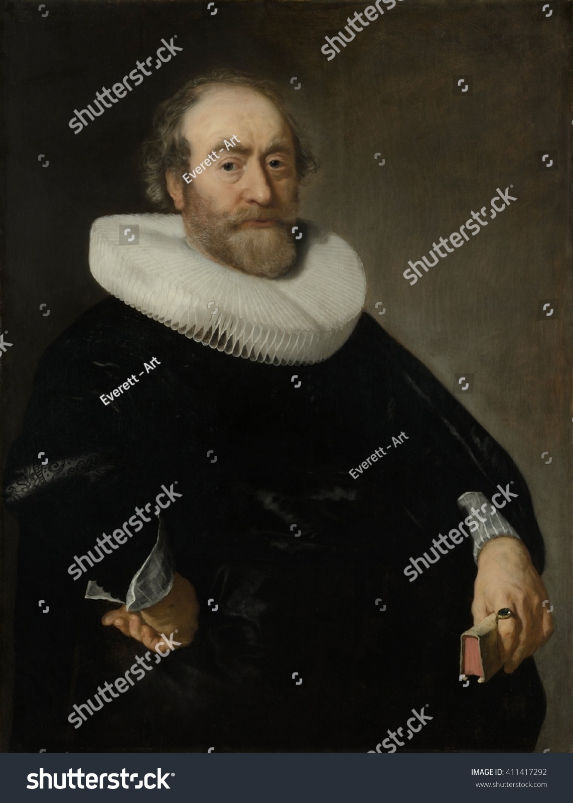 Portrait Andries Bicker By Bartholomeus Van Stock Illustration ...