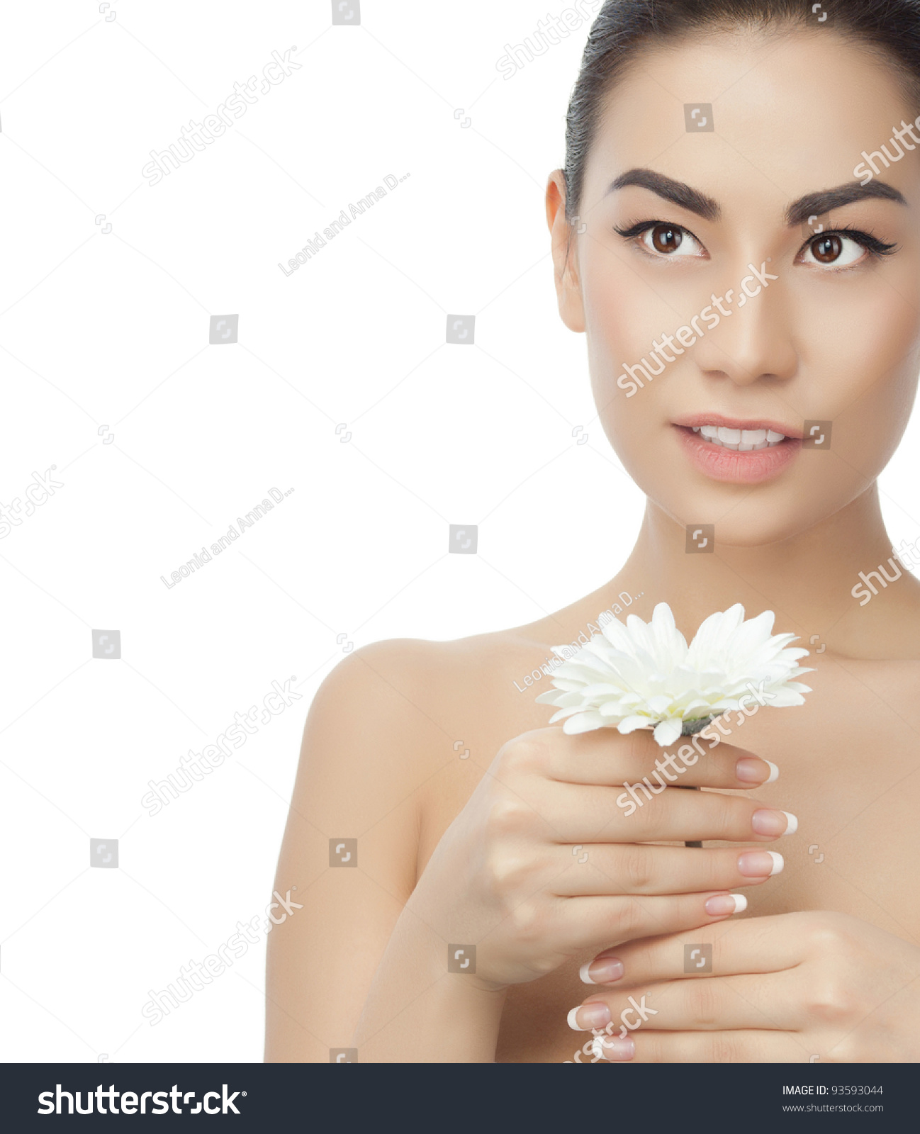 Retrato De Una Atractiva Morena Asiática Foto De Stock 93593044 Shutterstock 4628