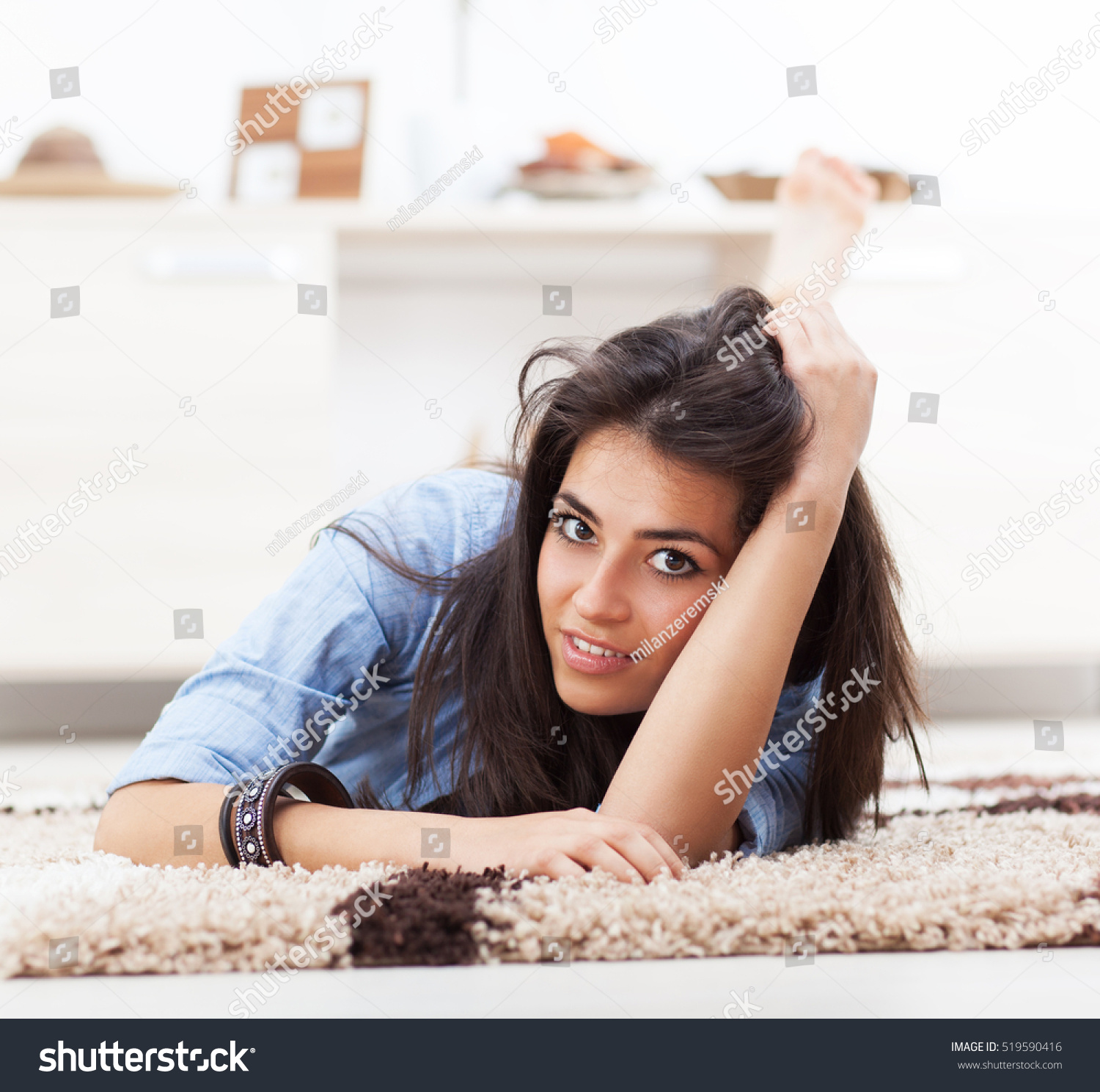 Gorgeous Family Playing Games Together Lying Stock Photo 614042999 ... Gorgeous Family Playing Games Together Lying Stock Photo 614042999 ...