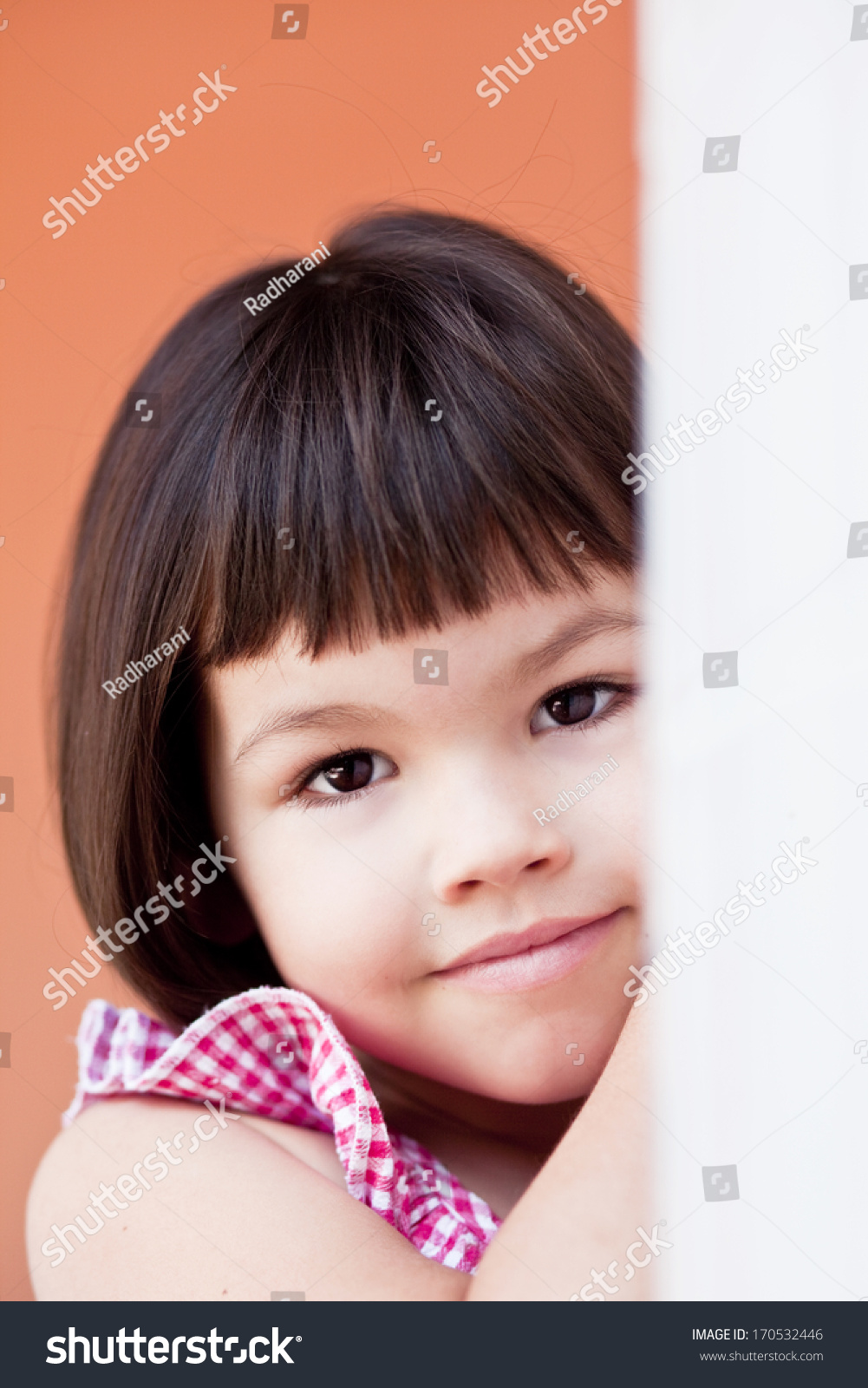 Portrait Beautiful Asian Girl Short Hair Stock Photo Edit Now