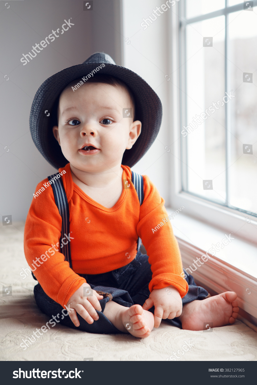 cute baby boy stylish