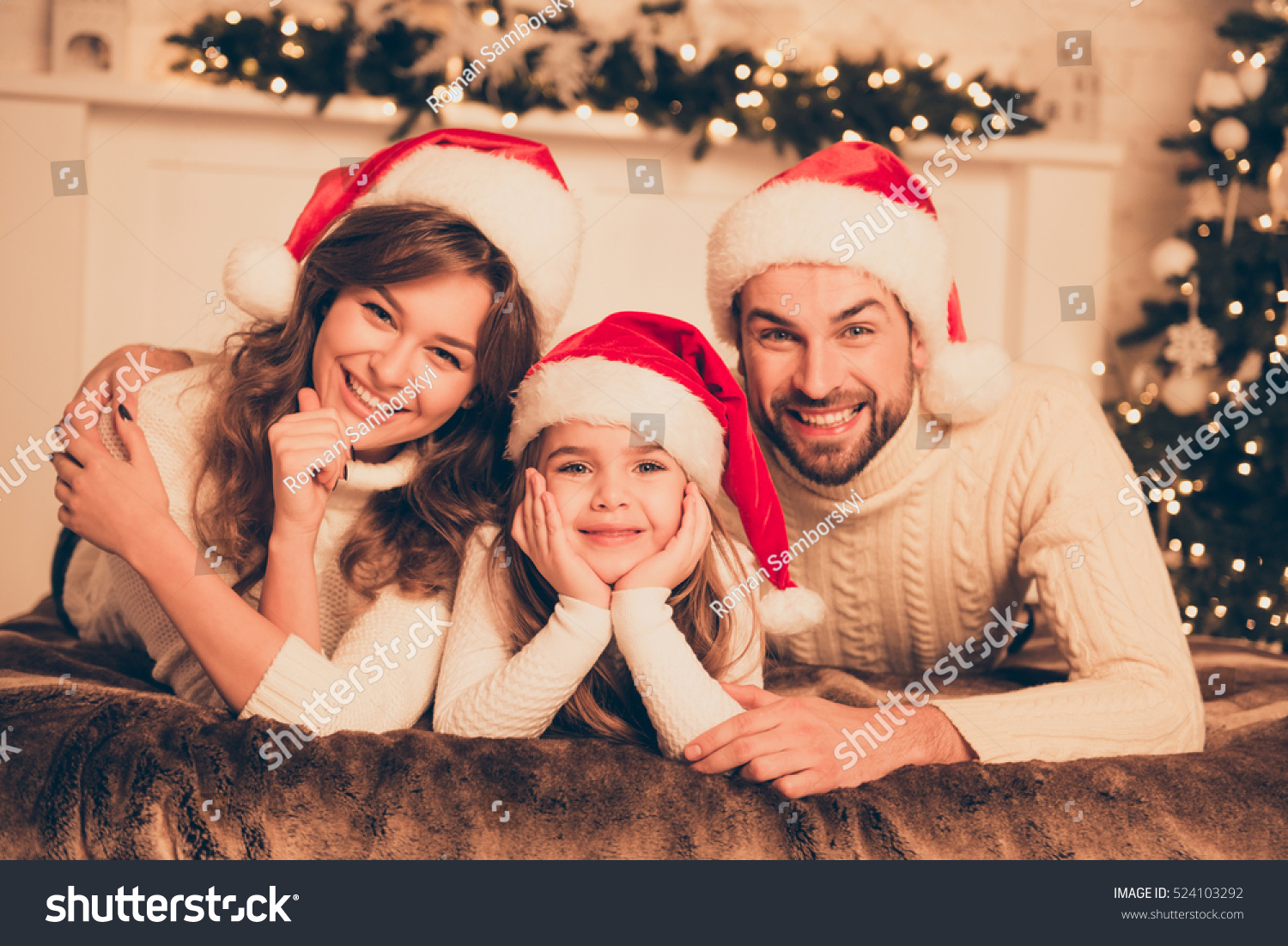 family santa hats