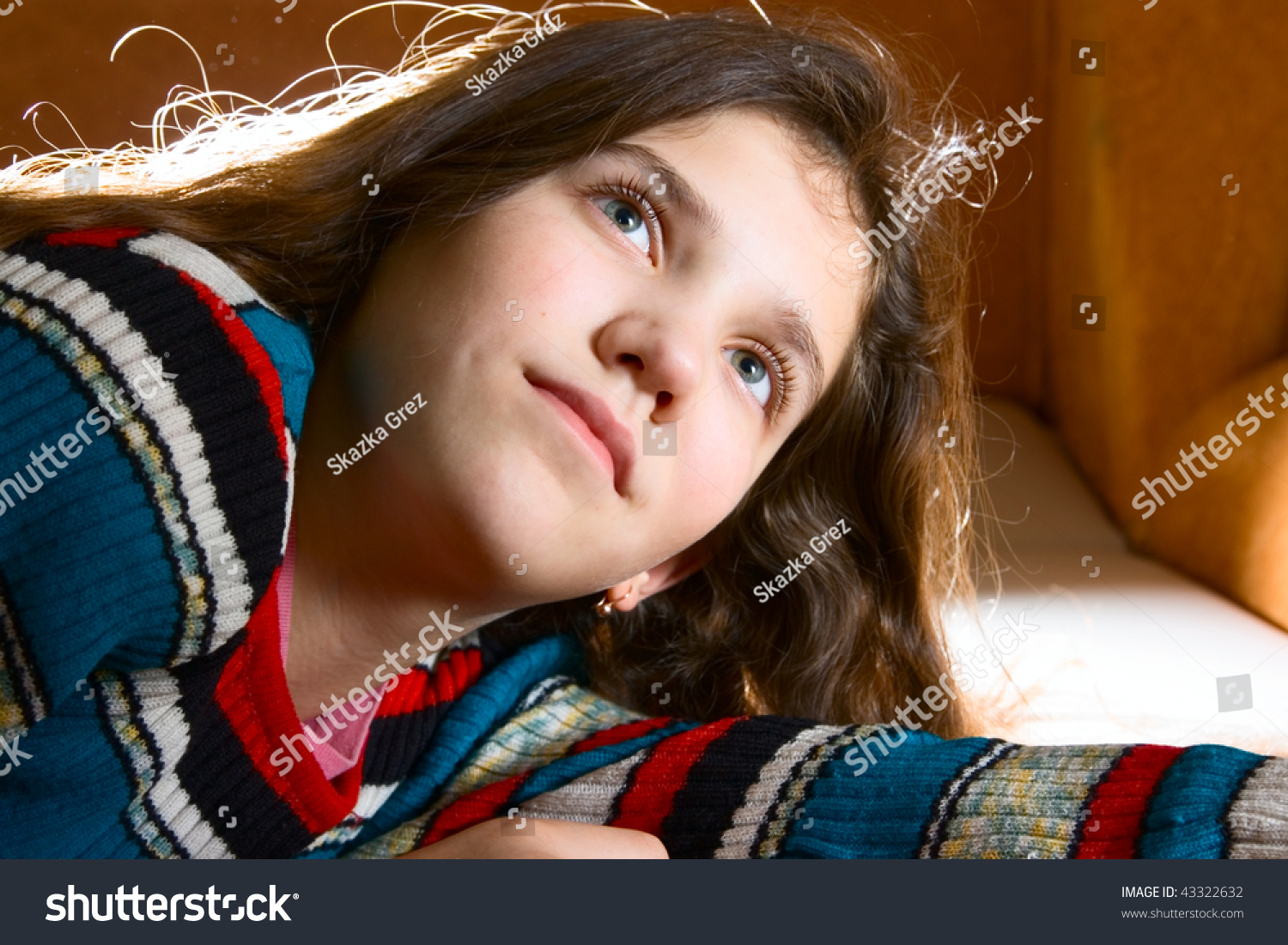 Portrait Cute Teen Girl Stock Photo 43322632 | Shutterstock