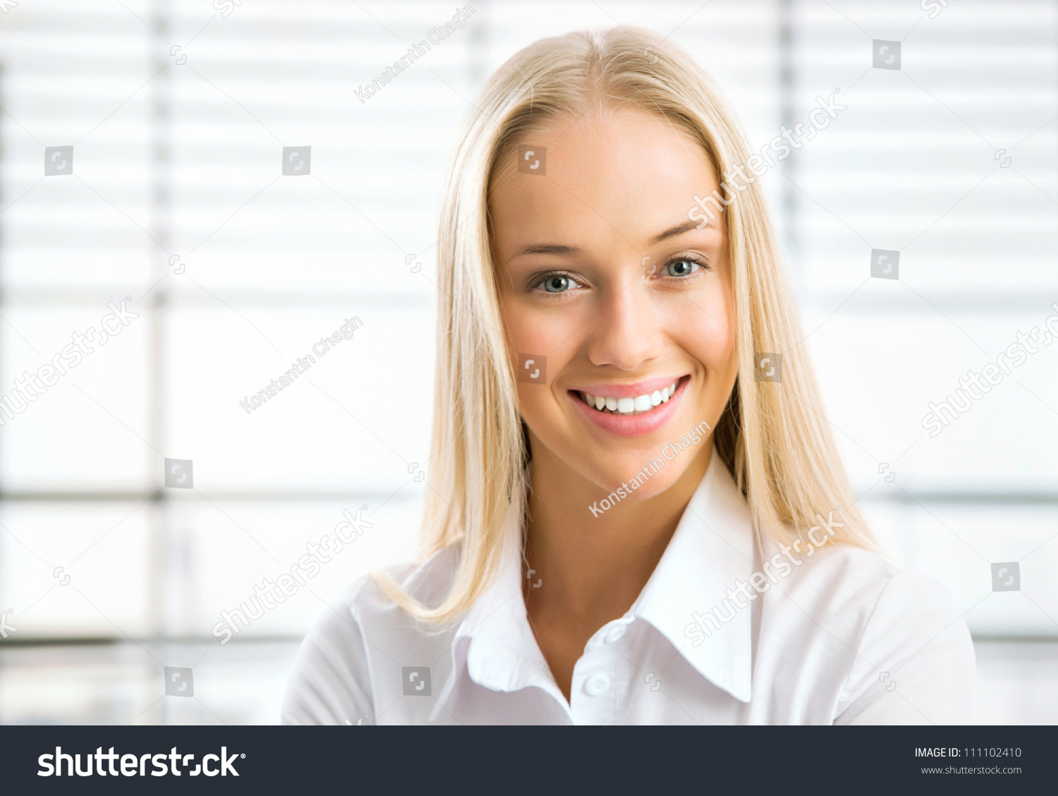 Portrait Of Cute Young Business Woman Stock Photo 111102410 : Shutterstock