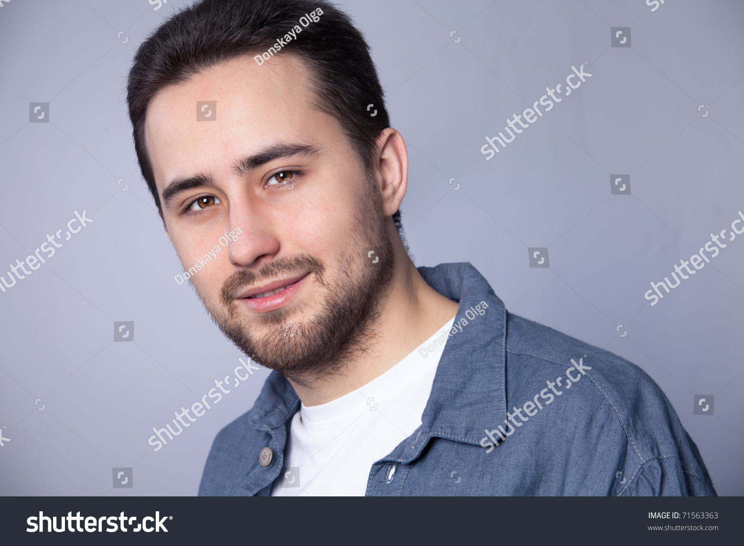 Portrait Of Handsome Man Stock Photo 71563363 : Shutterstock