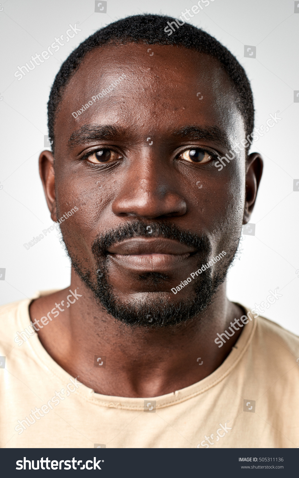 Portrait Real Black African Man No Stock Photo Shutterstock