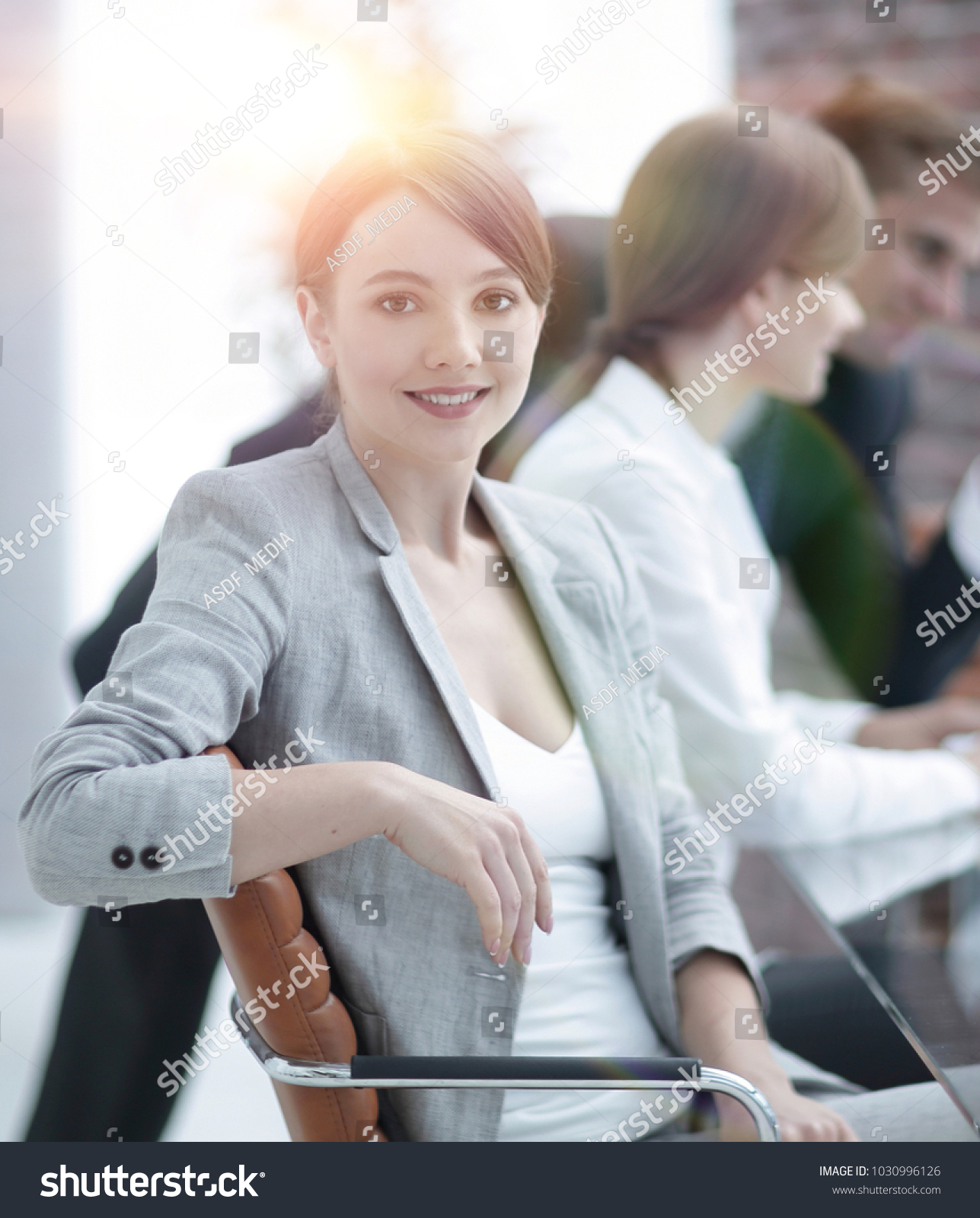 Portrait Successful Business Women Workplace Stock Photo 1030996126 ...