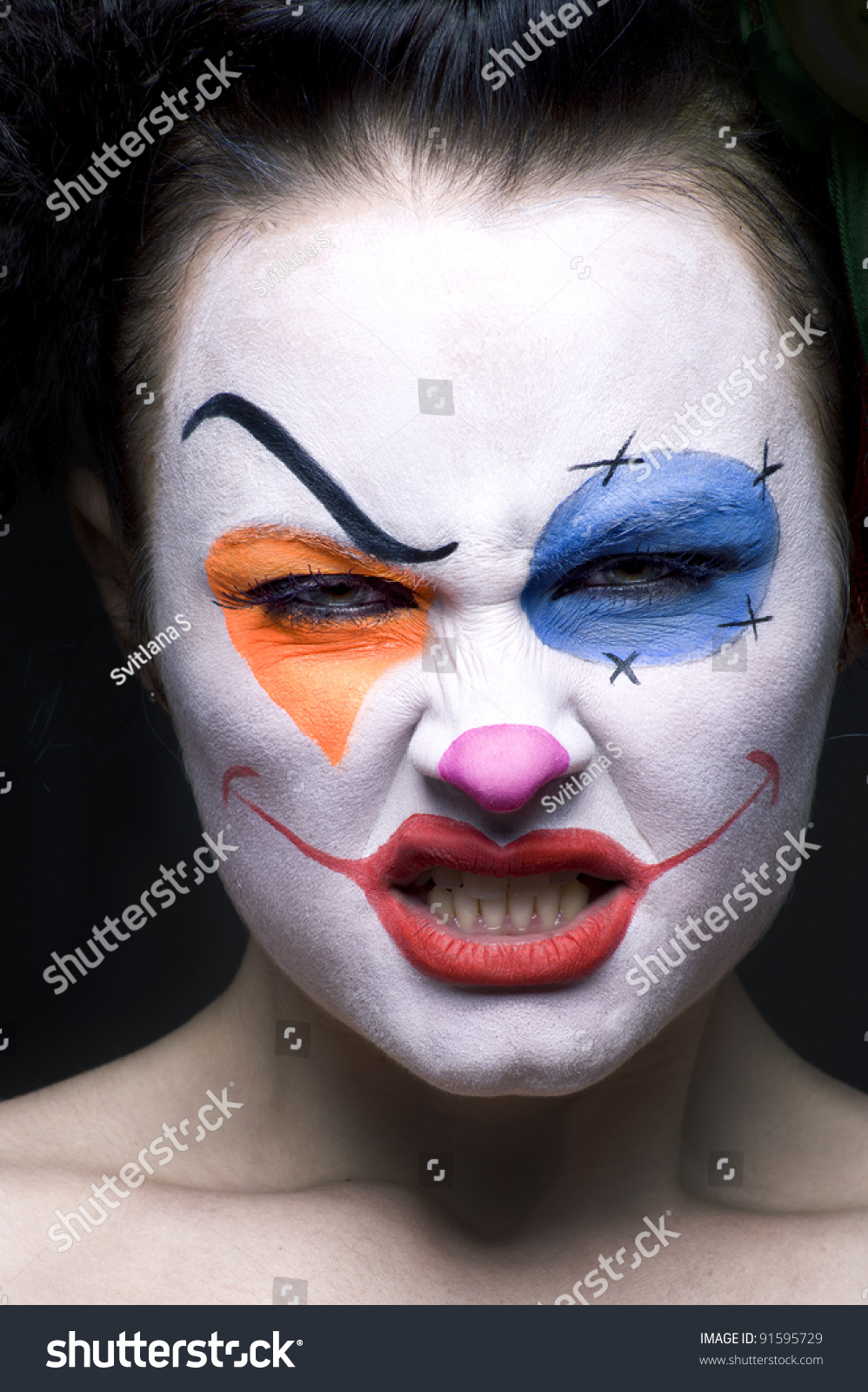 Portrait Sad Mime Stock Photo 91595729 - Shutterstock