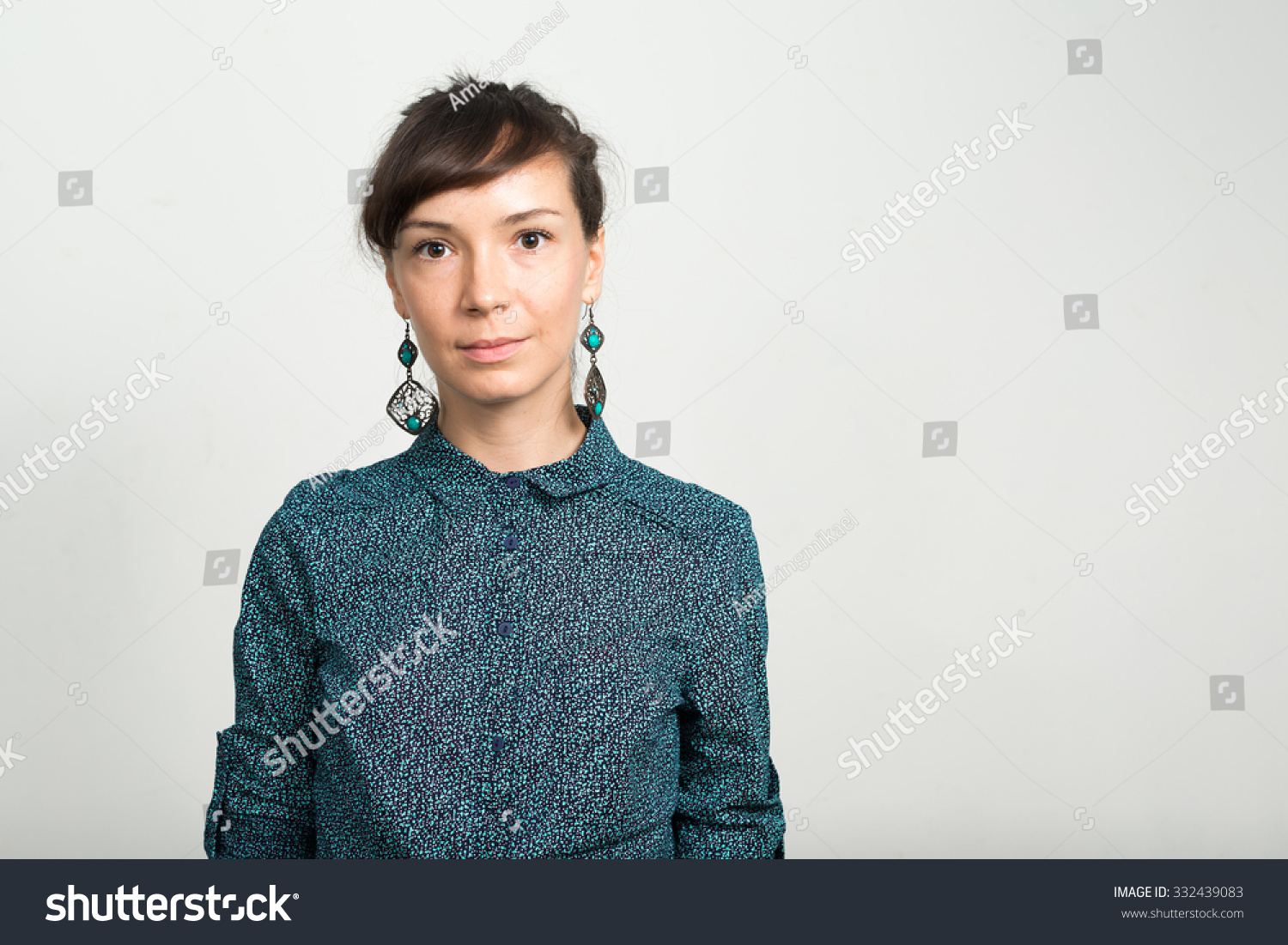 Portrait Of Woman Stock Photo 332439083 : Shutterstock