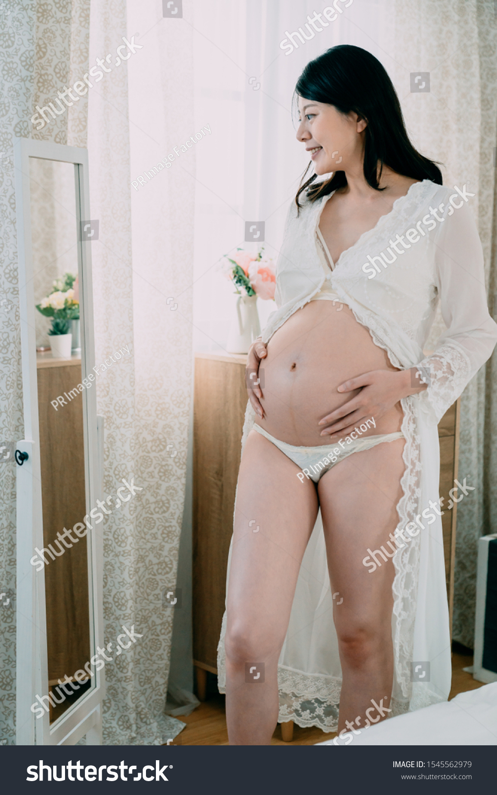 Sexy Pregnant Asian