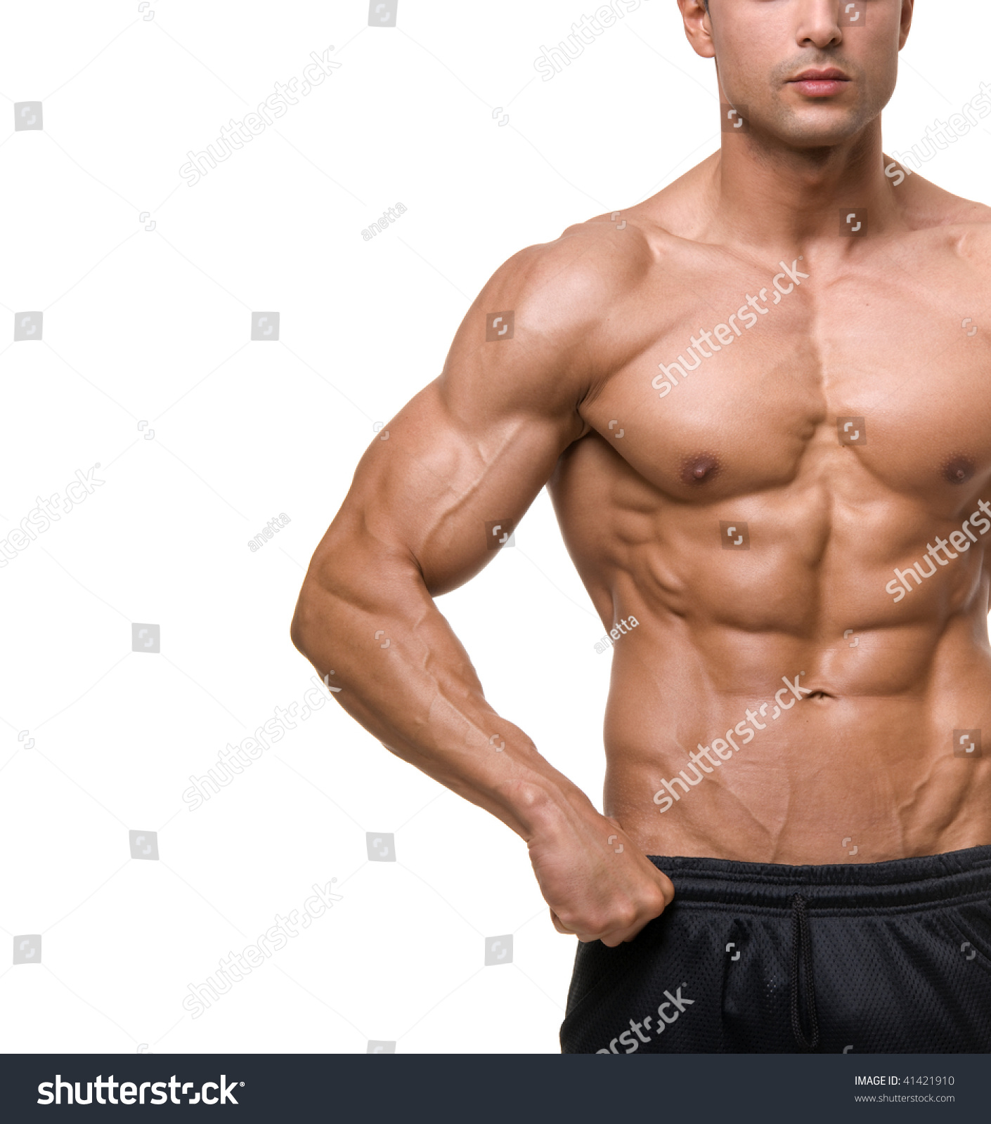Bodybuilding man Stock Photo 01 free download