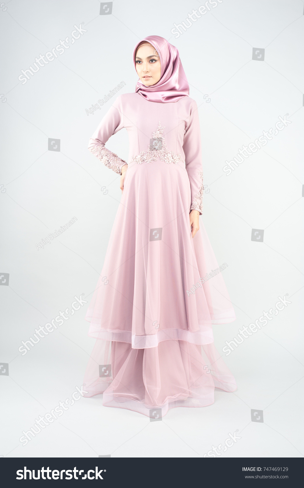 Portraiture Beautiful Young Muslim Girl Wearing Stock Photo Edit Now