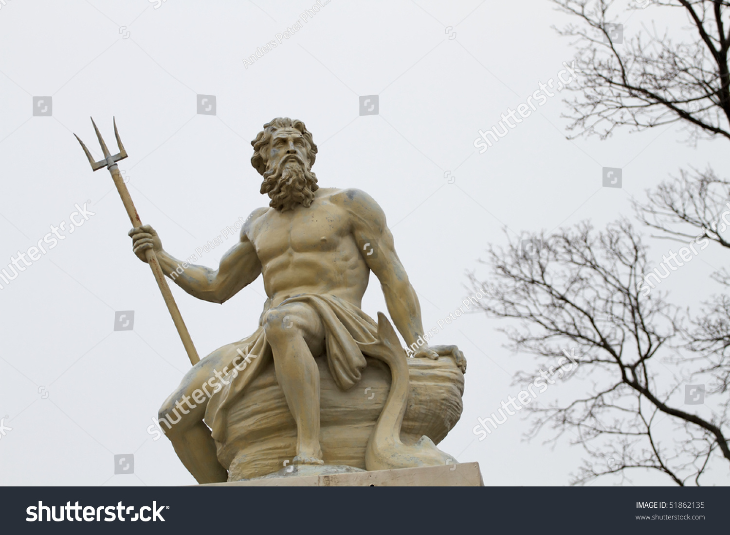 Poseidon Major Civic God Several Cities Stock Photo 51862135 - Shutterstock