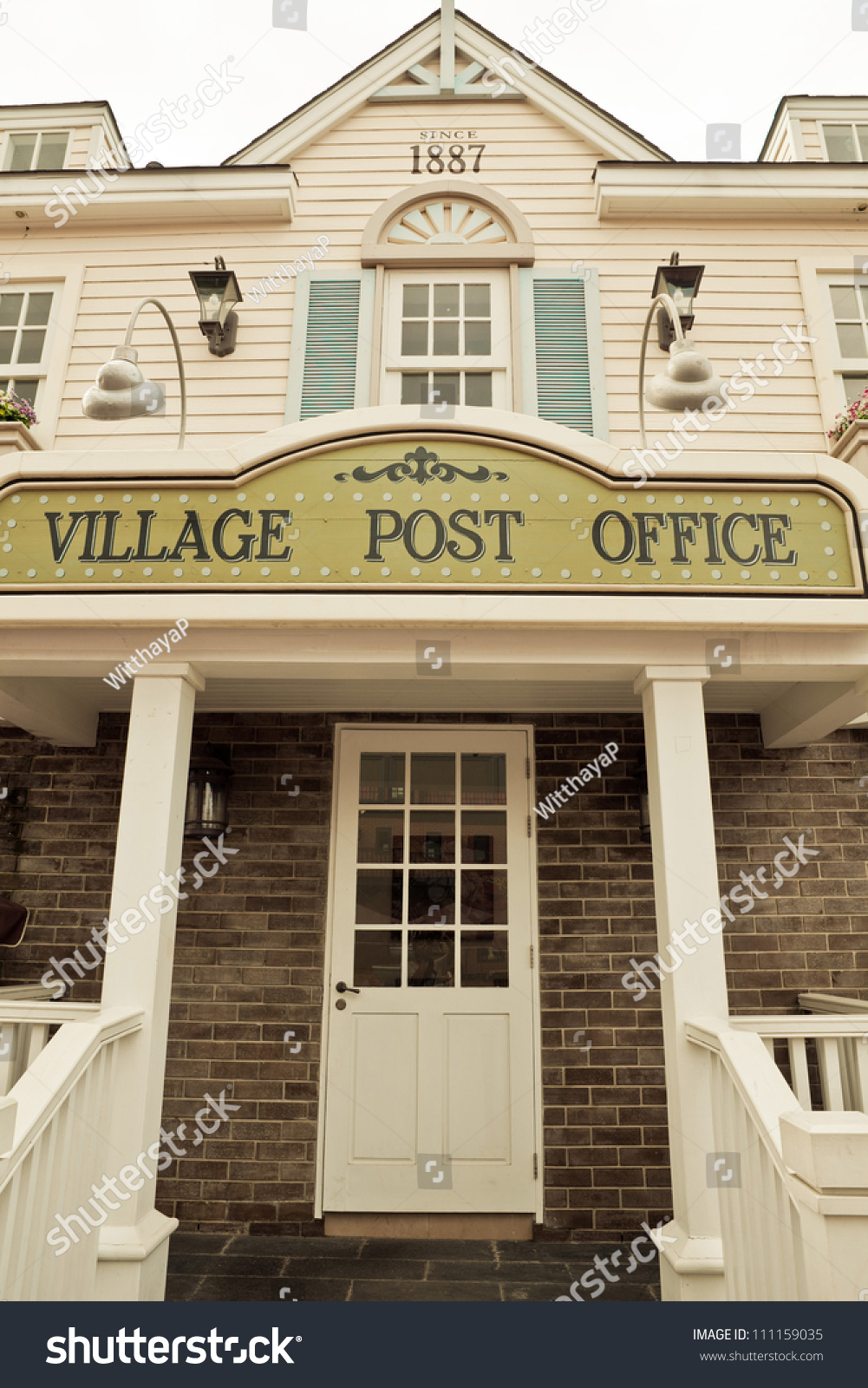 Post Office In America Wild West Style Stock Photo 111159035 Shutterstock