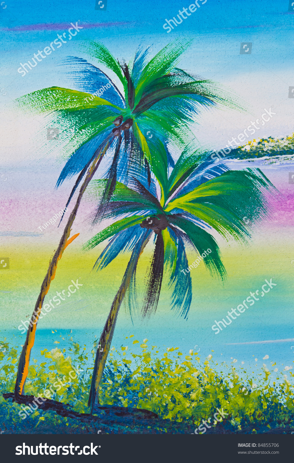 Featured image of post Coconut Tree Drawing With Color / Sketch all the layers of lines forming the make sure to make an appearance of the island drawing.