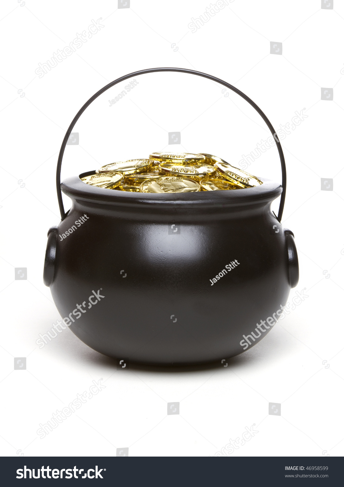 pot gold stock photo 46958599 pot gold stock photo 46958599