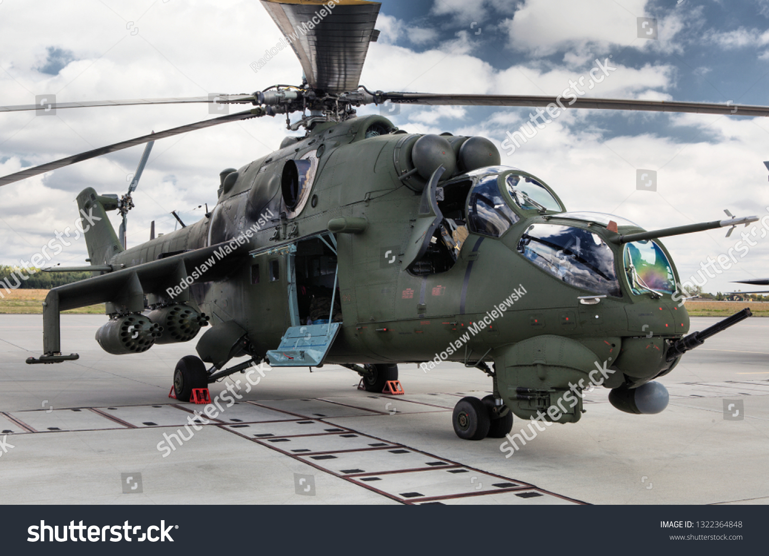 Poznan Polandmay 23 2018 Mil Mi24 Stock Photo Edit Now 1322364848