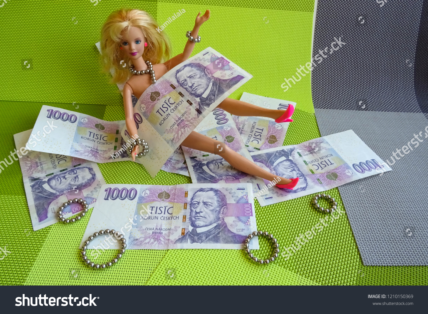 barbie doll money