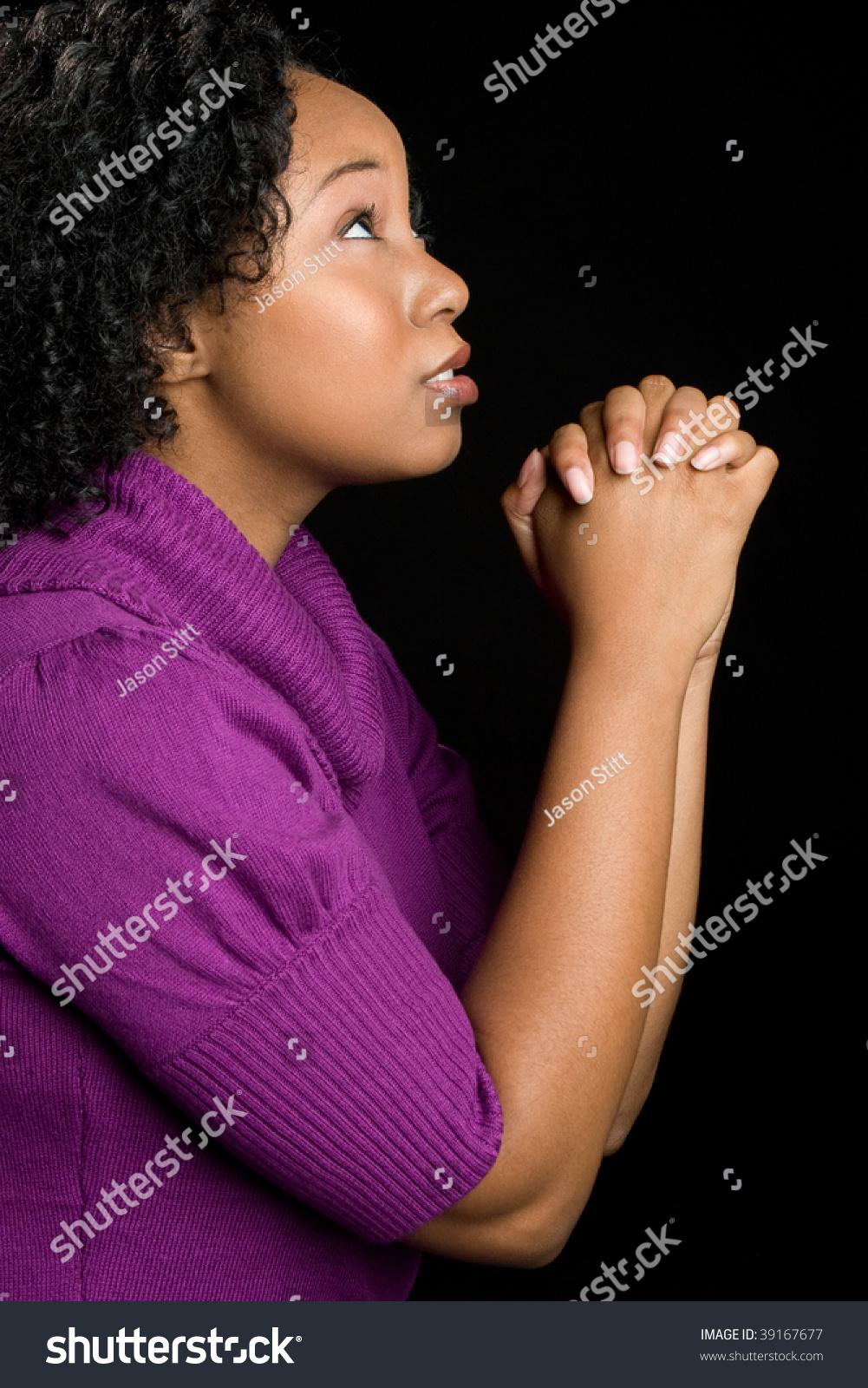 Praying Woman Stock Photo 39167677 : Shutterstock