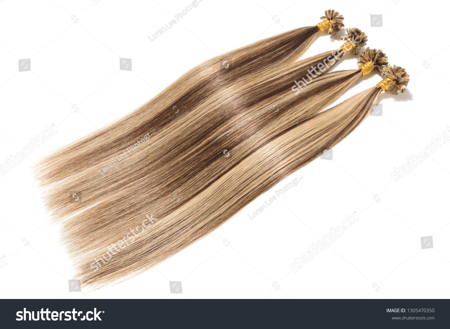 Pre Bonded Remy Straight Nail Tip Stock Photo Edit Now