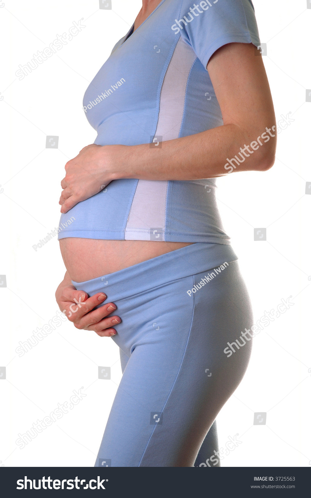 Pregnant Women - View Of Belly Stock Photo 3725563 : Shutterstock
